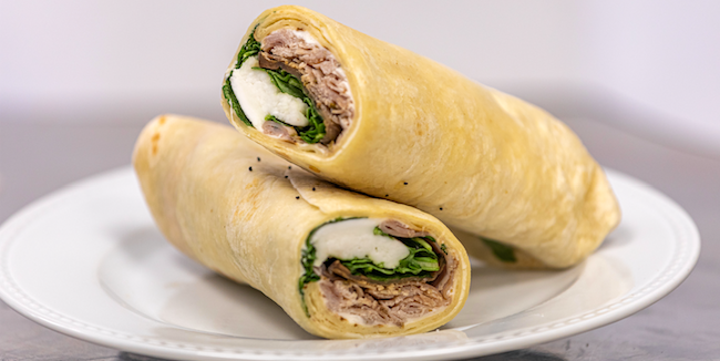 Ham Wrap - Amore Mio | Sandwiches & Salads Delivery in Monaco, Cap-d'Ail & Beausoleil